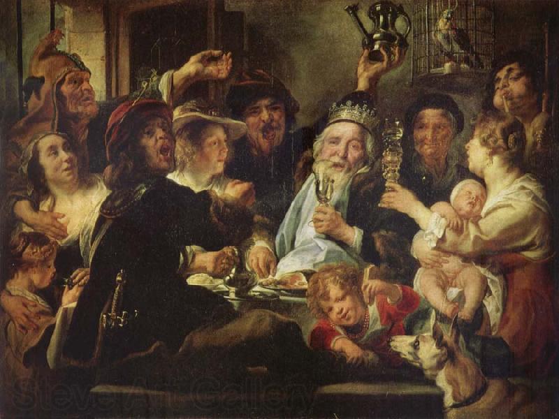 Jacob Jordaens The Bean King